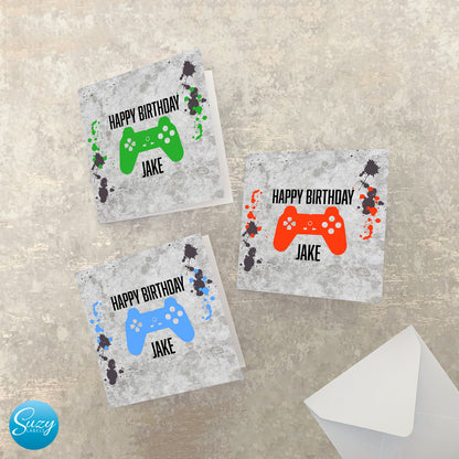 Personalised Gamer Gift Chocolate Label