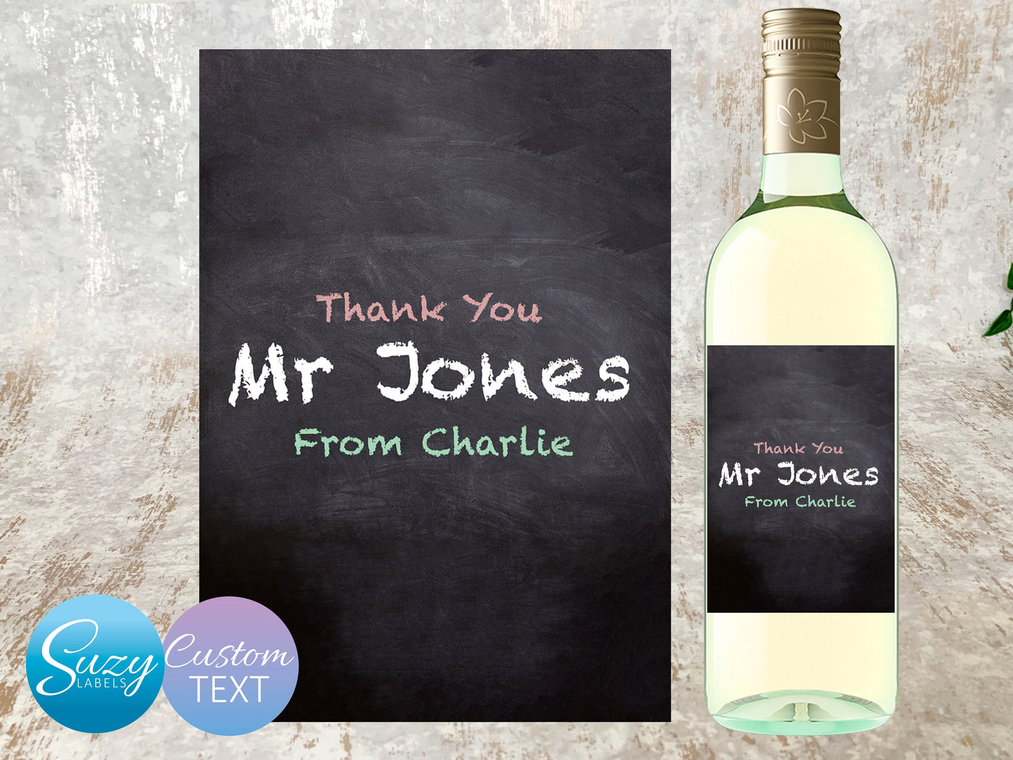 Personalised Teacher Appreciation End of Year Wine Labels and Stickers, Teacher Gift Wine Bottle Labels, Fun Teachers Appreciation Day