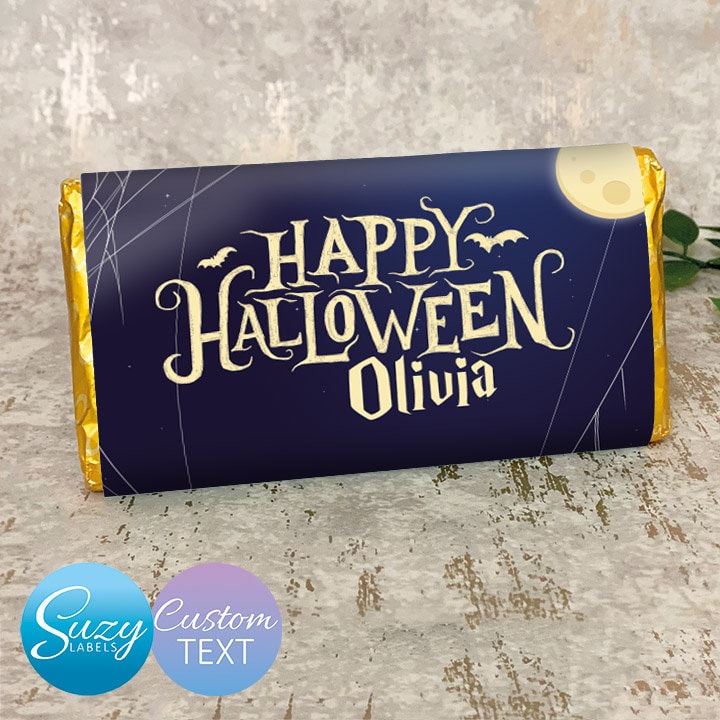 Halloween Chocolate Personalised Gift - Trick or Treat Chocolate - Halloween Sweets - Customised Gifts