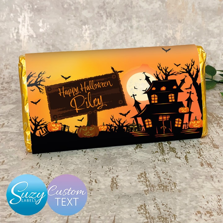 Halloween Chocolate Personalised Gift - Trick or Treat Chocolate - Halloween Sweets - Customised Gifts