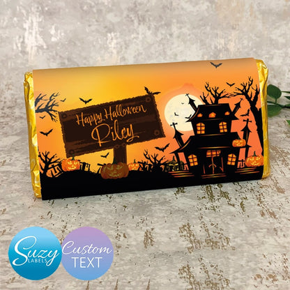 Halloween Chocolate Personalised Gift - Trick or Treat Chocolate - Halloween Sweets - Customised Gifts